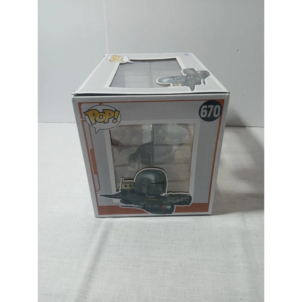Funko Pop! Rides Super Deluxe: Star Wars - The Mandalorian in N-1 Starfighter...